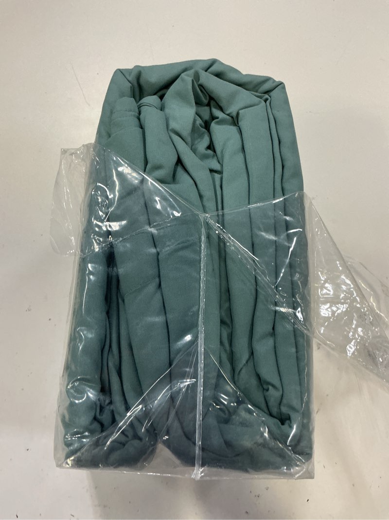 Condition photo showing New/Like New for danjor linens bed sheet set king size for hot sleepers, hotel premium sheets with 4 pillowcases, lightweight brushed microfiber deep pockets, breathable cooling 6 piece bedding sets, spa blue