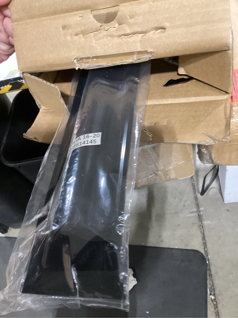 Condition photo showing Good Condition for IG Window Visor for Toyota Yaris iA Sedan 2016-2020 & Scion iA Sedan 2016-2020, Rain Guard Tape-On Durable Side Vent Window Deflector Mugen Style, 2016 2017 2018 2019 2020 (Sedan Only) 2016-2020 Yaris iA Sedan