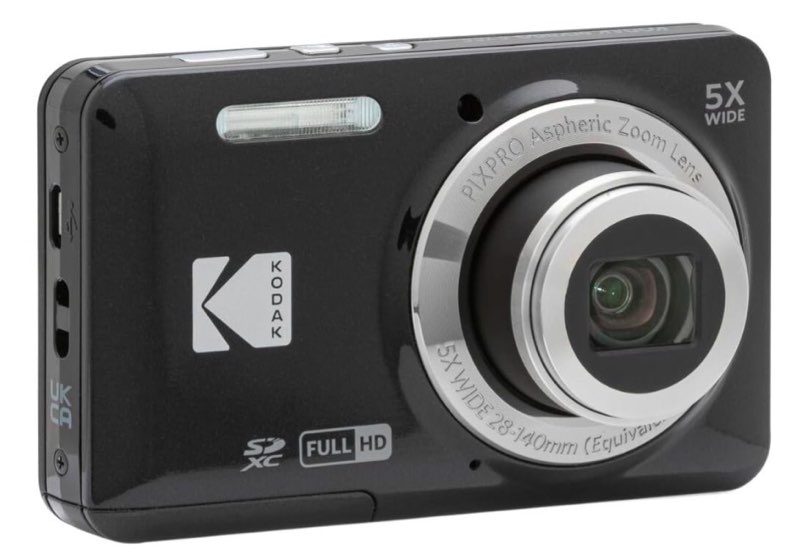 kodak pixpro fz55-bk 16mp cmos sensor digital camera 5x optical zoom 28mm wide angle 1080p full hd v