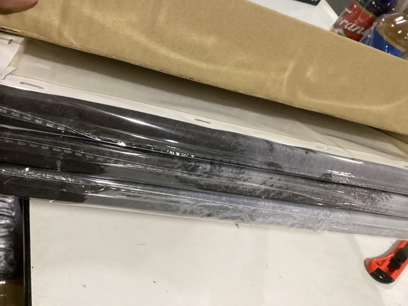 Condition photo showing New/Like New for Black and White Forest Wall Art 3 Piece Canvas Landscape Prints with Birds and Fog 12x16 Inch Modern Nature Painting Set for Bedroom Living Room Framed and Ready to Hang Grey 12x16inches*3pcs