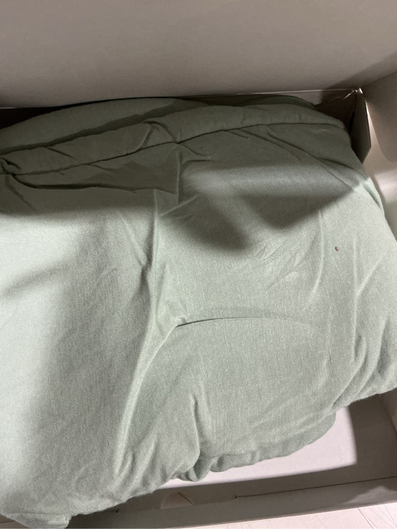 Condition photo showing As Is for bubblepanda rayon made from bamboo sleep sack 12-18 months 1.0 tog soft toddler sleeping sack for babies 2-way zipper baby wearable blanket l(12-18m) sage