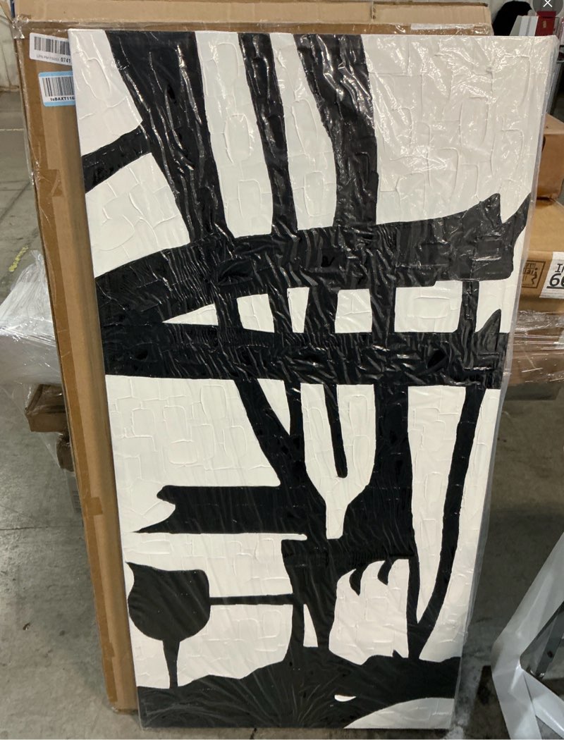 Condition photo showing New/Like New for yasheng art contemporary artwork large canvas art hand 29.5”x59” 