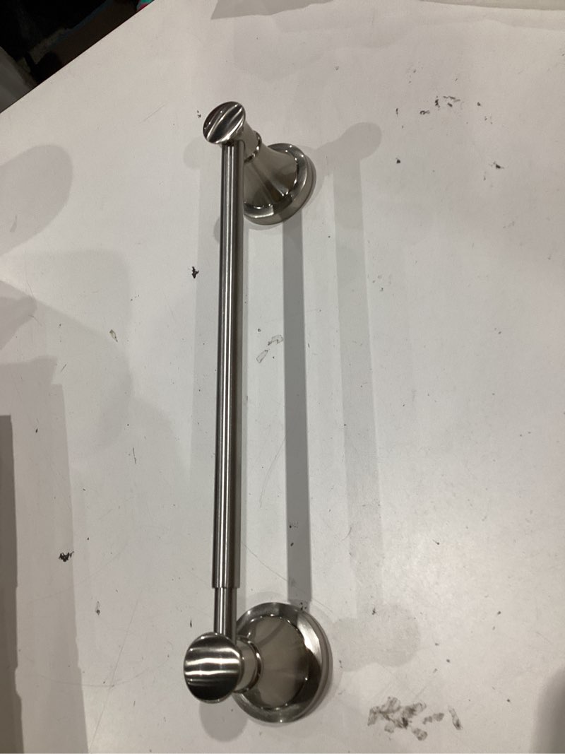 Condition photo showing Good Condition for jiepai suction cup towel bar brushed nickel,bath shower towel holder shower door adhesive towel bar suction towel rack (brushed nickel,
