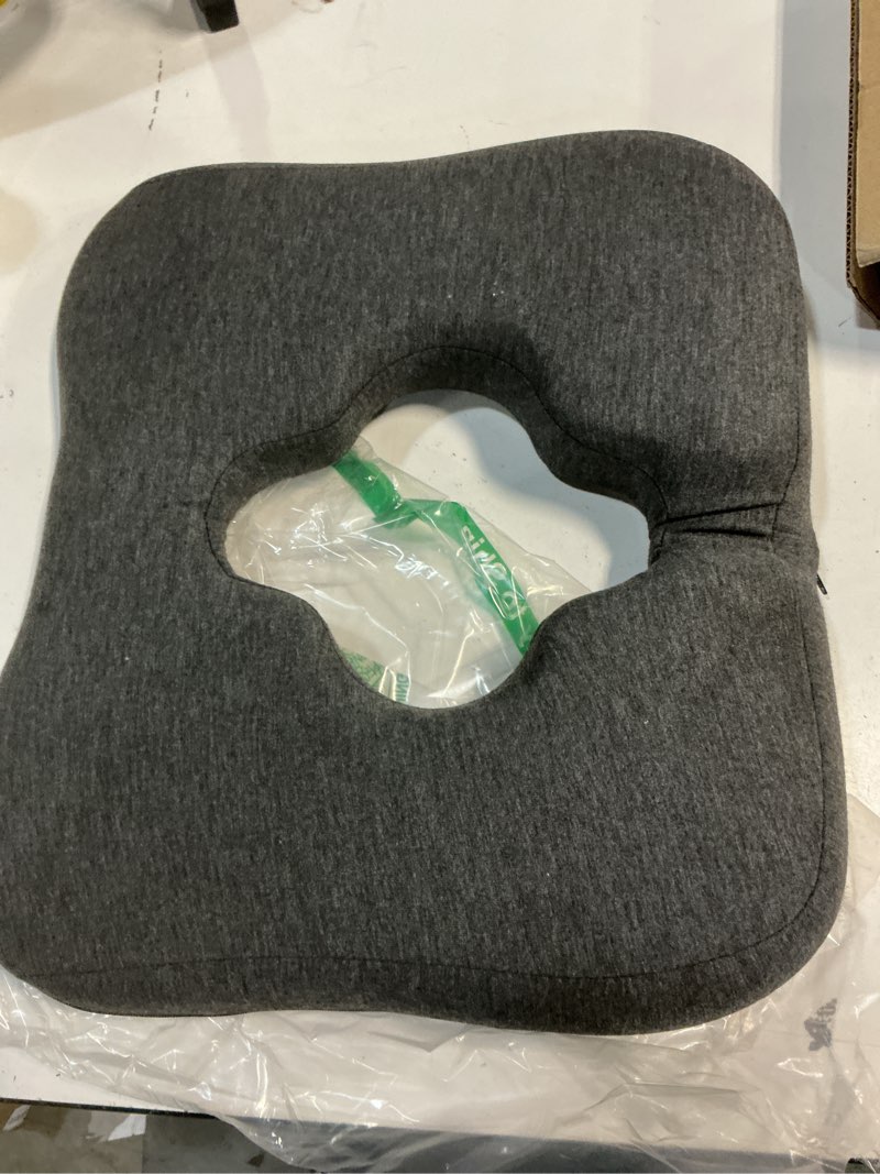 Condition photo showing As Is for bed sore cushion for buff & wheelchair cushion for bedsores prevention - pain relief for the bedridden and elderly- hemorrhoids treatment, sciatica, pressure sores, prostate pillow, coccyx, post natal black