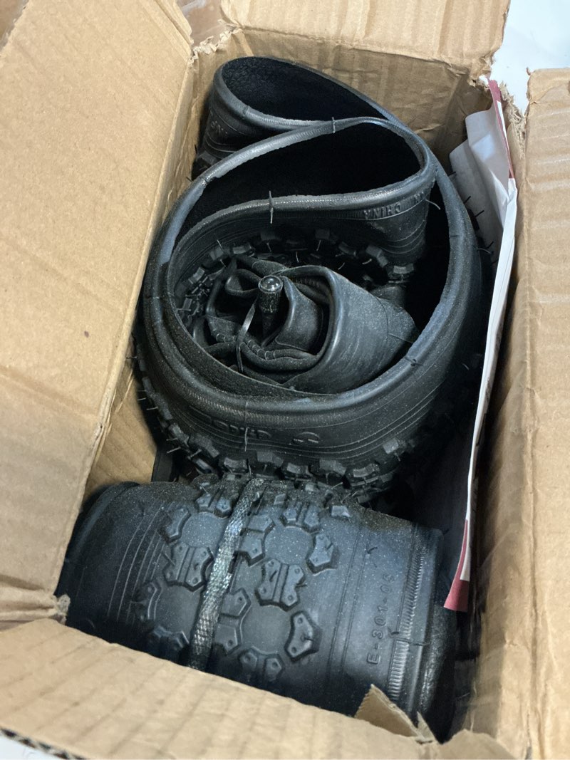 Condition photo showing Good Condition for mohegia kids bike replacement tires set: 2-pack 12.5/14/16/20x2.125 inch folding bicycle tires, and pair inner tubes schrader valve with tire levers-compatible with bmx, mtb and children racing 14x2.125 inch