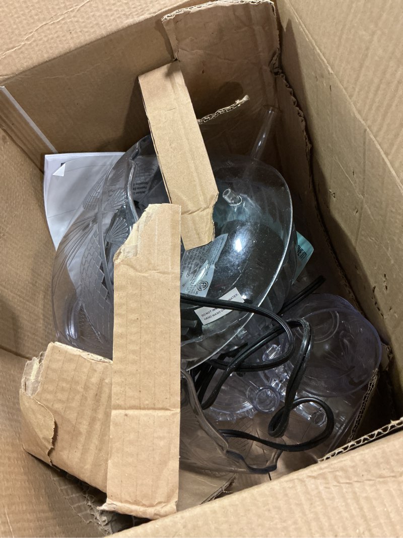 Condition photo showing As Is for Nostalgia LPF230 3-Tier Lighted Party Fountain, Holds 1.5 Gallons, LED Lighted Base, Includes 8 Reusable Cups Deluxe Party Fountain