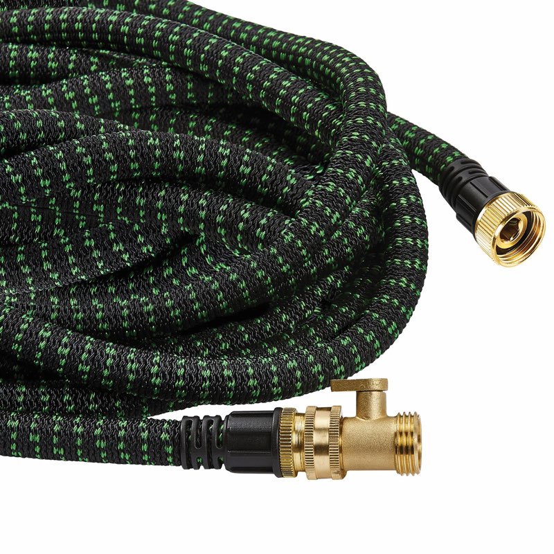 flex-able hose xtreme 1-in x 50-ft kink free woven green hose
