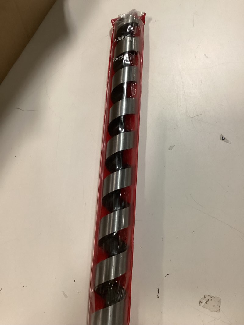 Condition photo showing Good Condition for 1-9/16 x 23.6 inch Auger Drill Bit for Wood,Hex Shank Ship Auger Bit for Soft Wood, Hard Wood, Plastic, Composite Materials and DIY Projects 1-9/16 in x 23.6 in