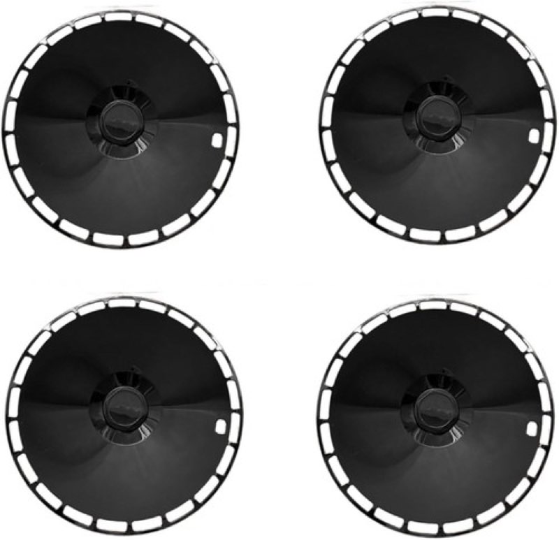 4 Pcs 18 Inch Wheel Cover for Tesla Model 3 Aero Wheel Hubs, Full Coverage Hubcaps, Center Lock Inst