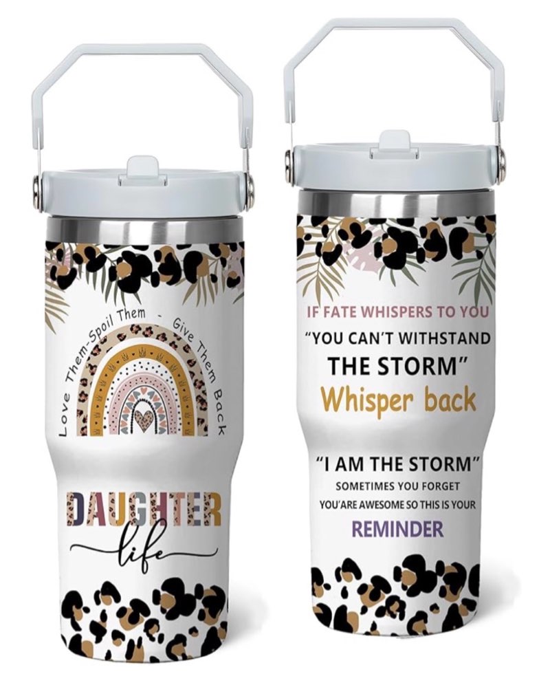 30 Oz Auntie Cup with Handle and Straw, To My aunt Tumbler Birthday Gift Ideas, Double Wall Stainless Steel Auntie Coffee Cup Gifts for aunt, Mothers Day Gifts for Adult Auntie