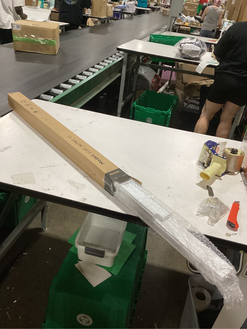 Condition photo showing Good Condition for viswin 63" easel stand for wedding signs, adjustable wooden display easel with holder, tripod floor easel for welcome board, poster, picture, photos, paintings - natural natural 1 pcs