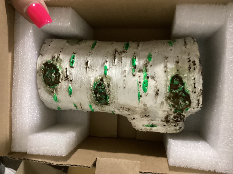 Condition photo showing New/Like New for Zilla Rapid Sense UV Detecting Pet Reptile Terrarium Decor  Poplar Log  Medium