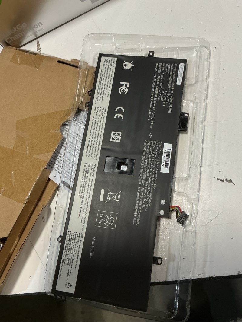 Condition photo showing Good Condition for l18c4p71 l18m4p72 battery for lenovo thinkpad x1 carbon 7th gen, x1 carbon 8th gen,thinkpad x1 yoga 4th/5th gen series 02dl004 02dl005 02dl006 l18l4p71 sb10k97644 sb10k97642 sb10k97643 sb10t83174