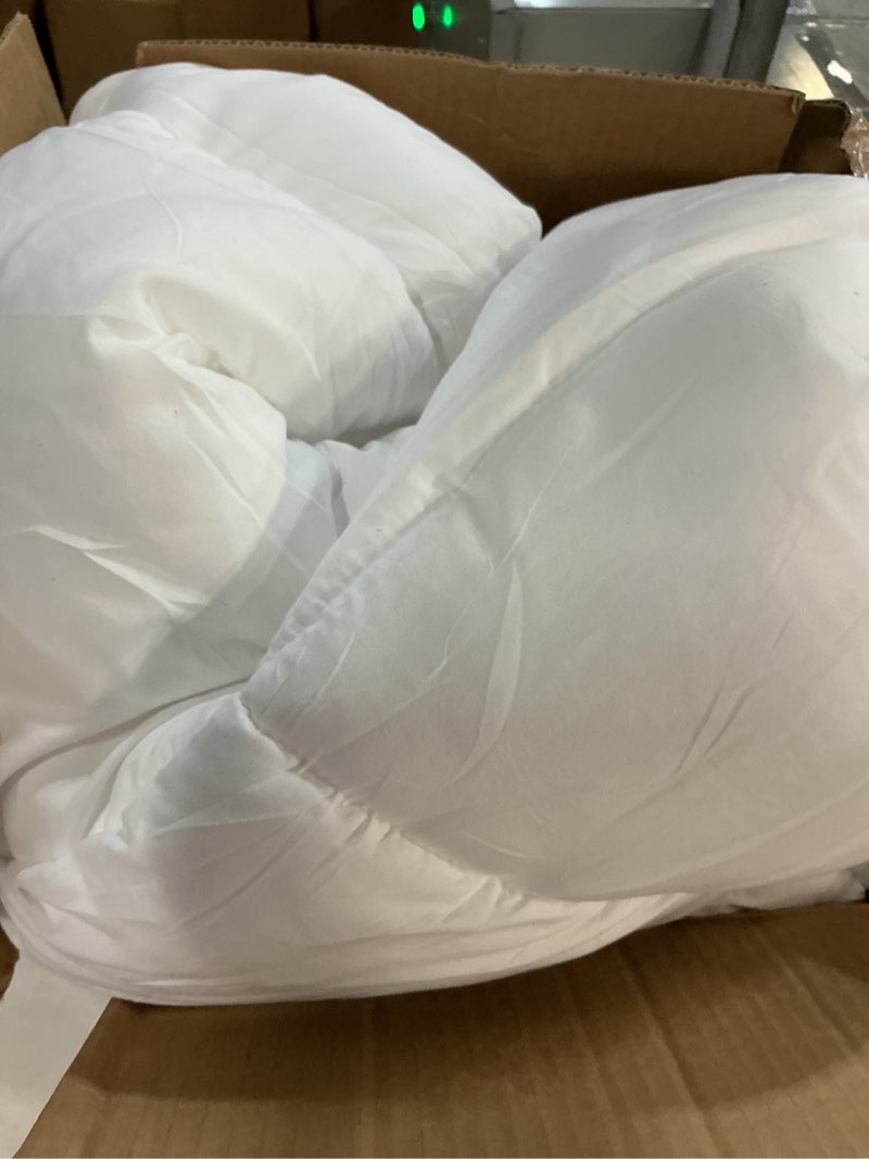 Condition photo showing As Is for Full Mattress Topper for Back Pain, Extra Thick Pillow Top Mattress Pad Cover with 8-21 Inch Deep Pocket, Soft Mattress Protector Overfilled Down Alternative (White, Full)