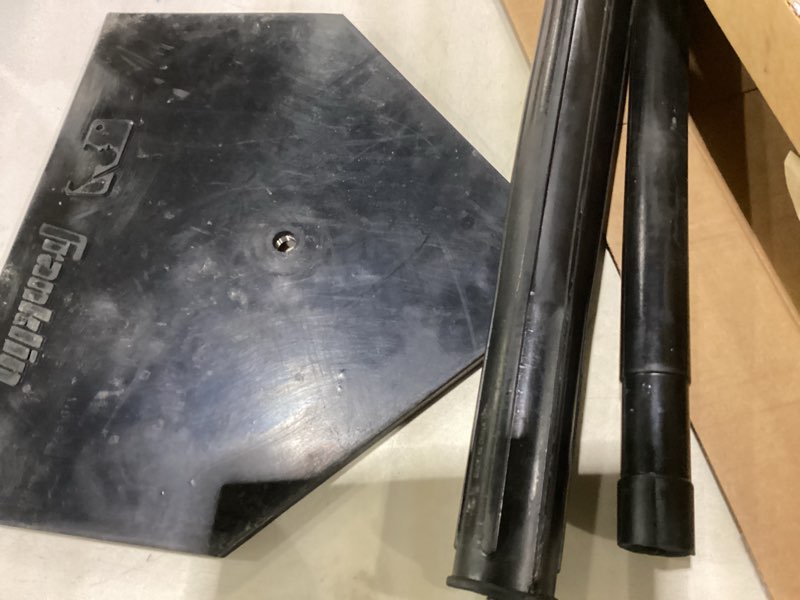Condition photo showing Good Condition for franklin sports baseball batting tee - hitting tee for baseball, tee ball and softball batting practice - adjustable tee stand - heavy duty batting tee