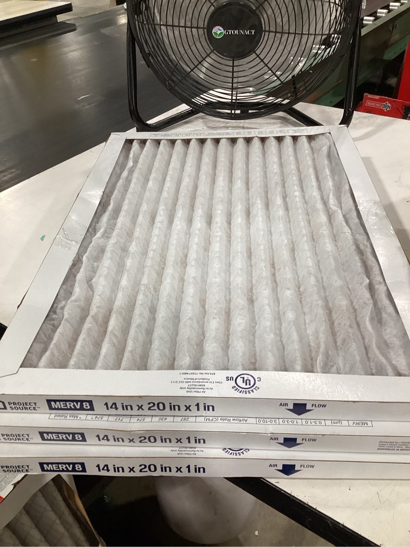 Condition photo showing As Is for 3 pack filters
