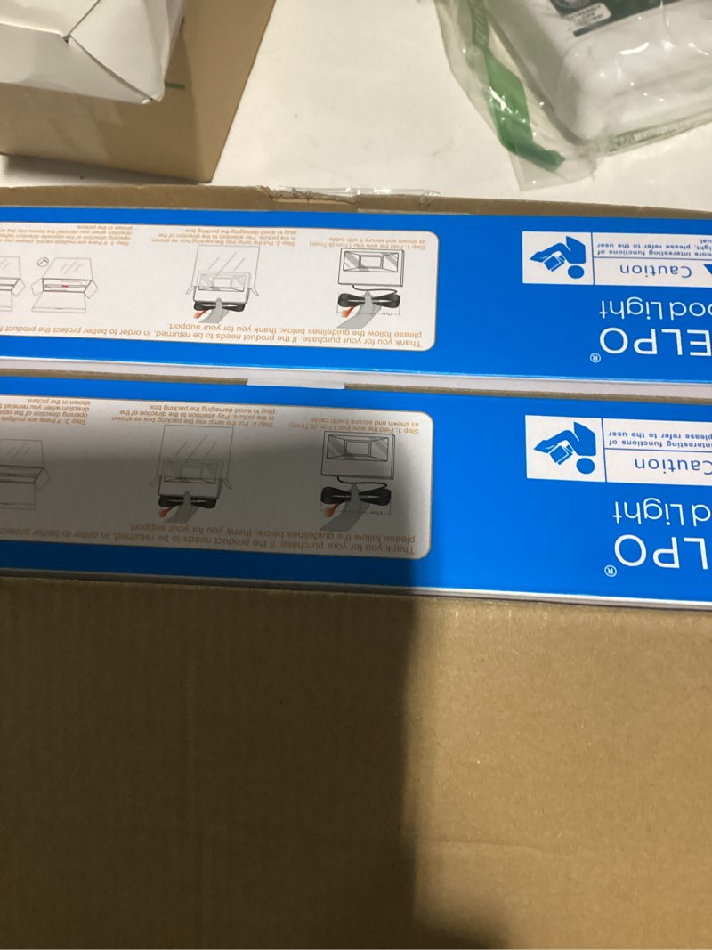 Condition photo showing New/Like New for MELPO LED Flood Light Outdoor 800W Equivalent 8000LM Smart RGB Landscape Lighting with APP Control, DIY Scenes - Timing - Warm White 2700K - Color Changing Uplight, IP66 Waterproof US Plug (2Pack) 2 pack