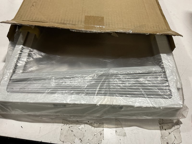 Condition photo showing As Is for mxclimate window air conditioner side panels with frame,window ac accordion filler curtain kit,adjustable insulation panels for window ac seal replacement screen (5,000 btu) 5000btu