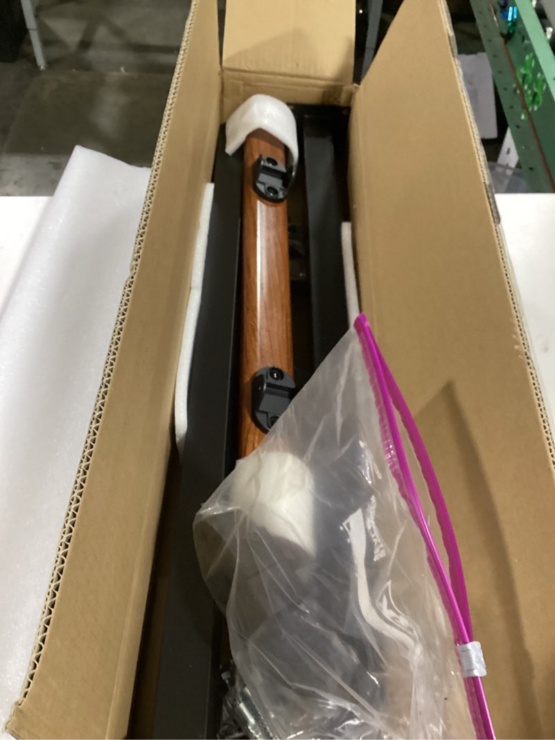 Condition photo showing New/Like New for metty metal hand rails for outdoor steps,2 step stair handrail & indoor stair railing kit?metty metal railings for outdoor steps and hand rails for seniors for porch railing black-straight 2 step 1