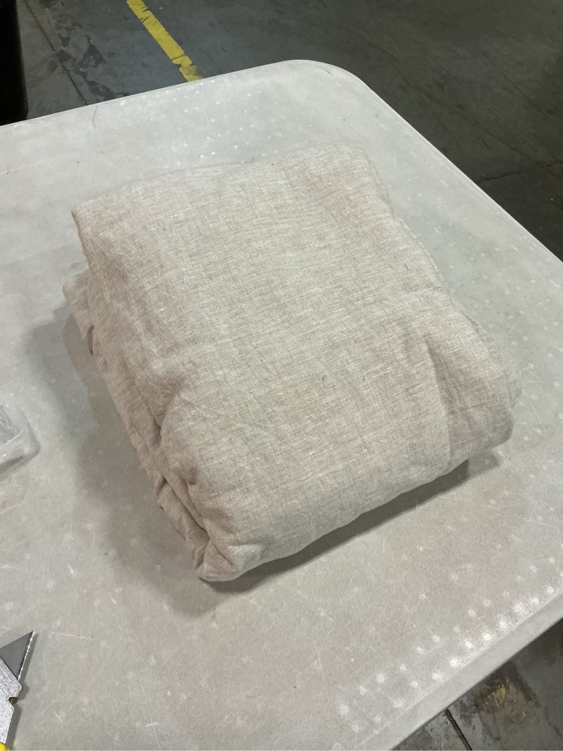 Condition photo showing As Is for (not pillowcase)european linen sheet set twin 