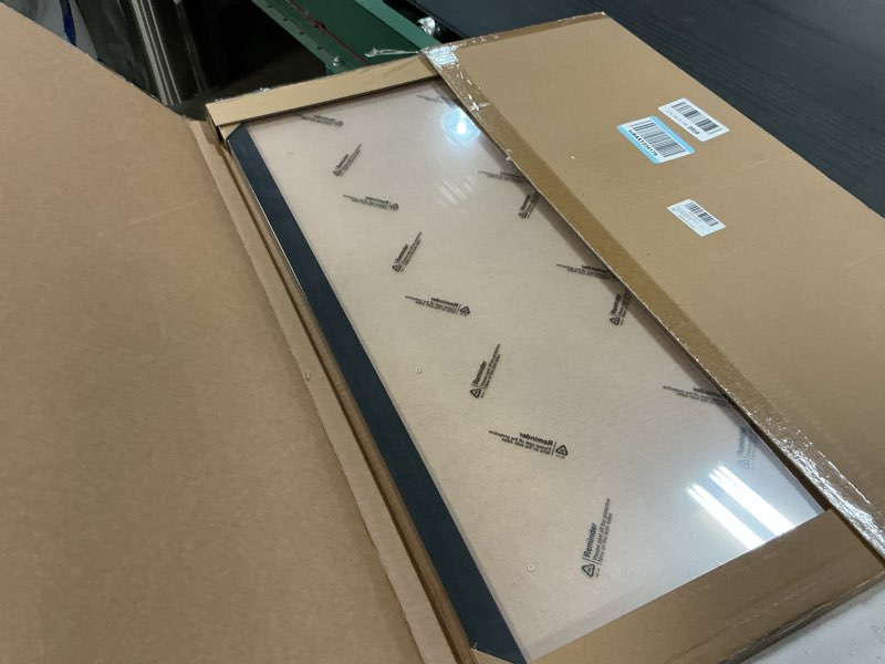 Condition photo showing Good Condition for Engineered Wood 19x27 Frame, Black Picture Frame for 19 x 27 Inch Poster Puzzle Photo, Light Weight 19 by 27 Poster Frame with Wood-grain for Wall - 1 Pack/Black/19 x27 1 19x27