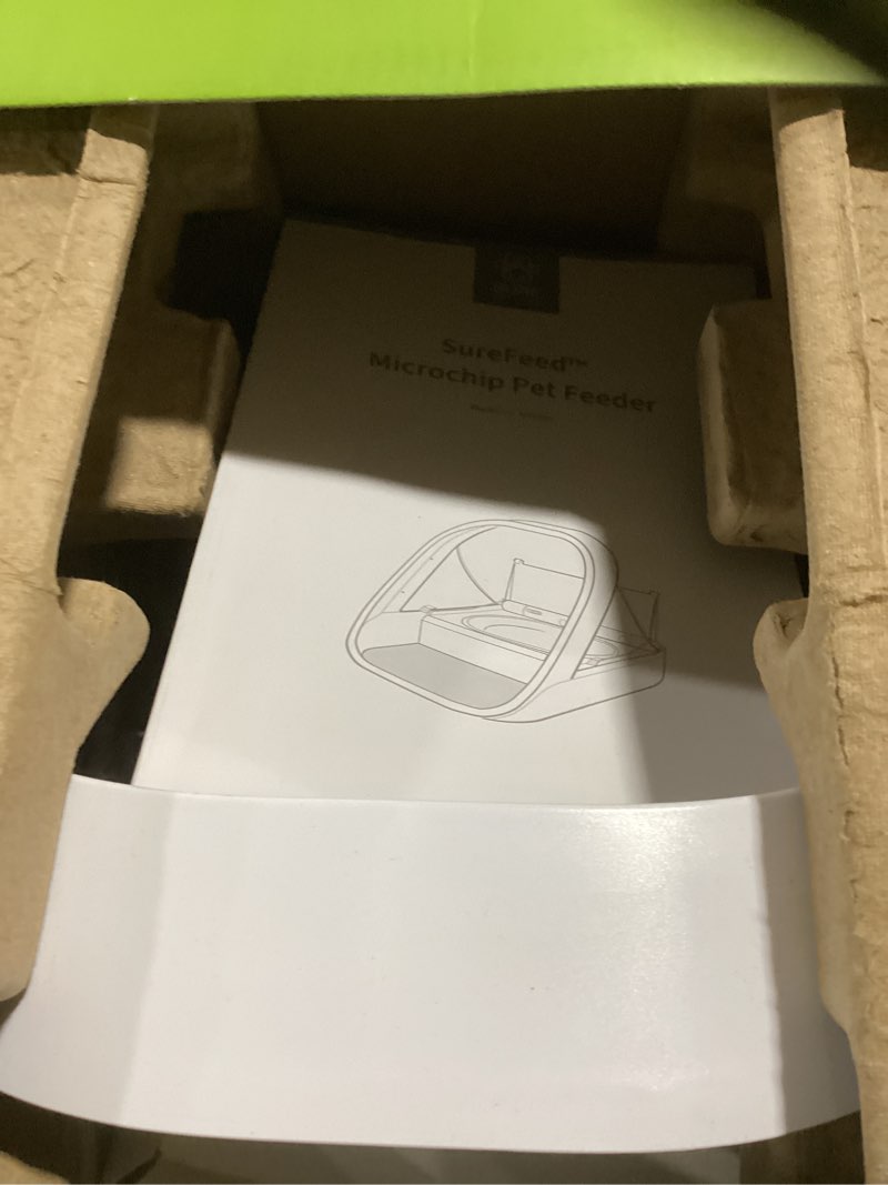 Condition photo showing Good Condition for Sure Petcare -SureFlap - SureFeed - Microchip Pet Feeder - Selective-Automatic Pet Feeder Makes Meal Times Stress-Free, Suitable for Both Wet and Dry Food - MPF001 Standard Version