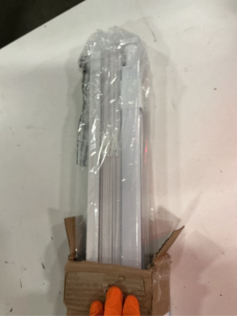 Condition photo showing Good Condition for lazblinds no tools no drill 1" vinyl mini blinds, cordless blinds for windows, light filtering horizontal window blinds & shades, 45" w x 48" h, white cordless-white 45" w x 48" h