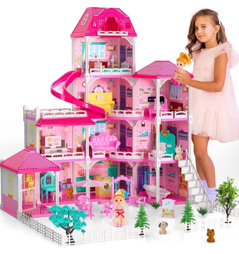 Item similar))))Doll House Pink Girl Toys