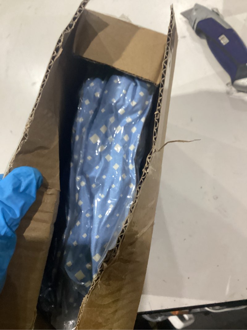 Condition photo showing Good Condition for ironing board cover with padding 15x54, rainhol full size padded iron table cover with aluminum coated, elastic edge, standard size, extra thick, blue pattern blue pattern 54"l x 15"w