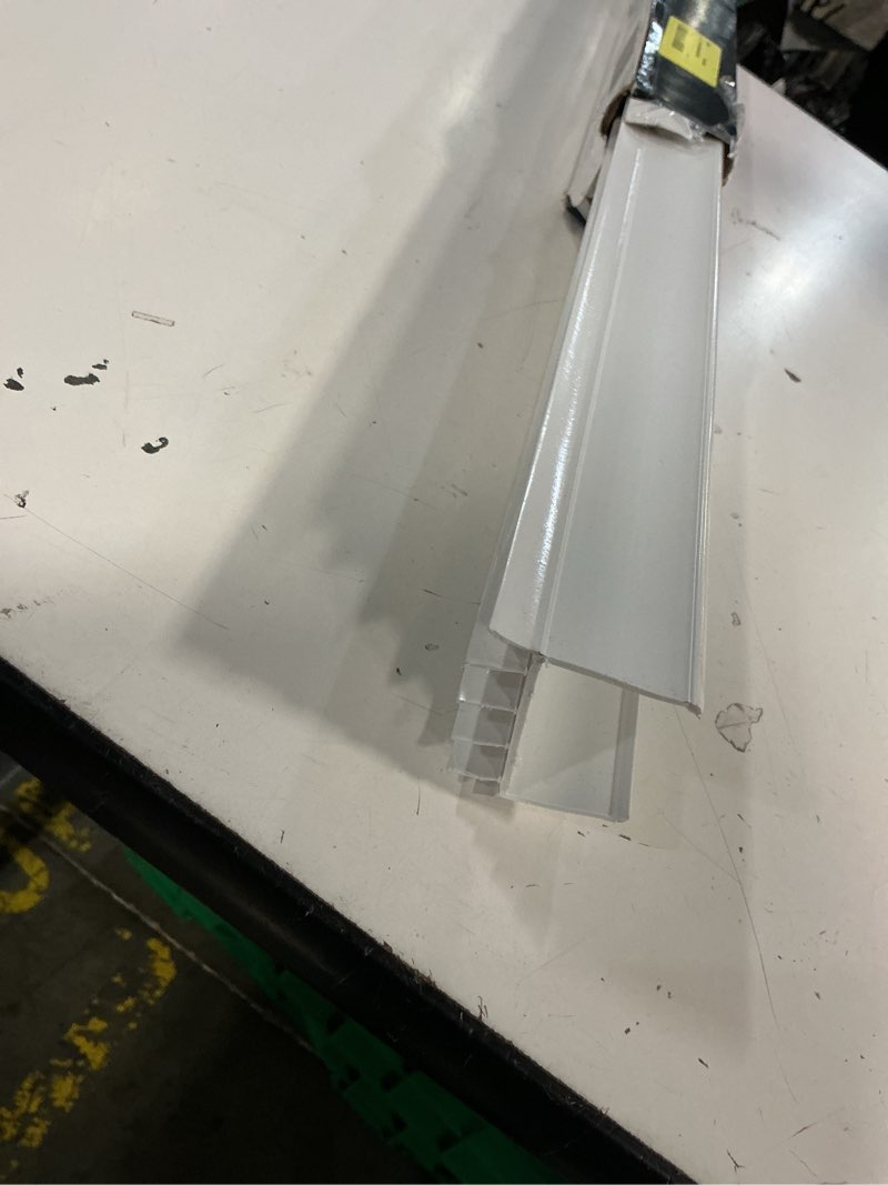 Condition photo showing As Is for duck max triple draft 1.75 in. x 36 in. plastic under-door seal, white