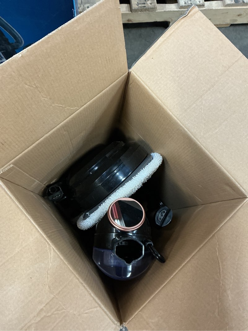 Condition photo showing As Is for bissell spinwave smart corded steam cleaner