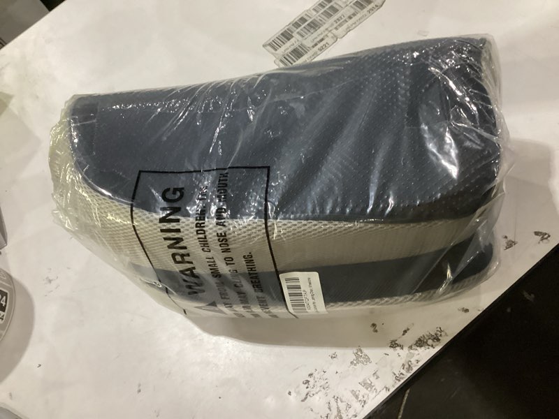 Condition photo showing New/Like New for seat cushion for tailbone pain relief, memory foam coccyx cushion for office chair & car, ergonomic chair pad with non-slip cover & handle, sciatica relief for gaming chair (black)