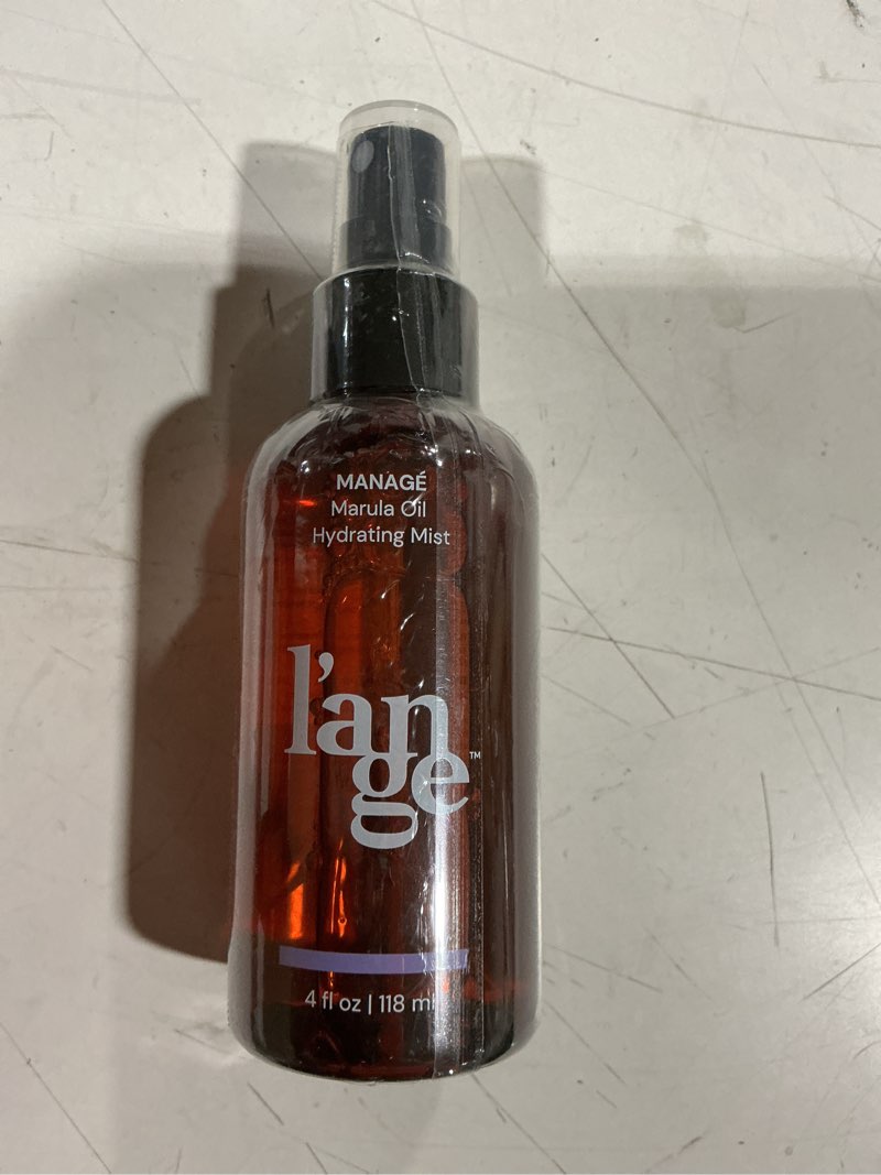 Condition photo showing New/Like New for l'ange hair marula oil hydrating mist | hair oil for frizzy hair | reduces frizz & flyaways | hair serum for dry hair | locks in moisture & shine | lightweight hydrating hair oil spray for smooth hair