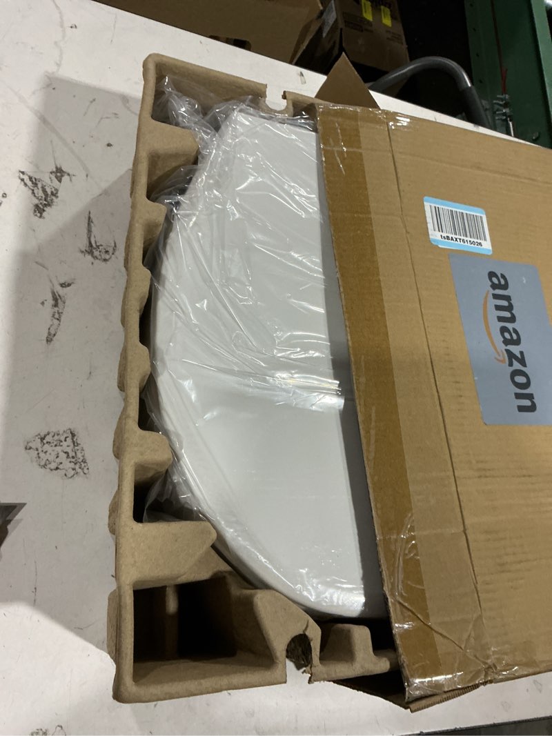 Condition photo showing Good Condition for bigcow raised toilet seat with bidet - round, soft close, 3" height - dual nozzle (frontal & rear wash) with adjustable cold water pressure and stainless steel inlet (round)
