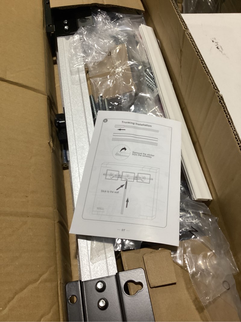 Condition photo showing Good Condition for x-rob triple monitor wall mount – premium aluminum 3 arm bracket for 15–32 inch screens, dual wall anchors for maximum stability, full motion with 360° rotation, vesa 75x75/100x100, cable management