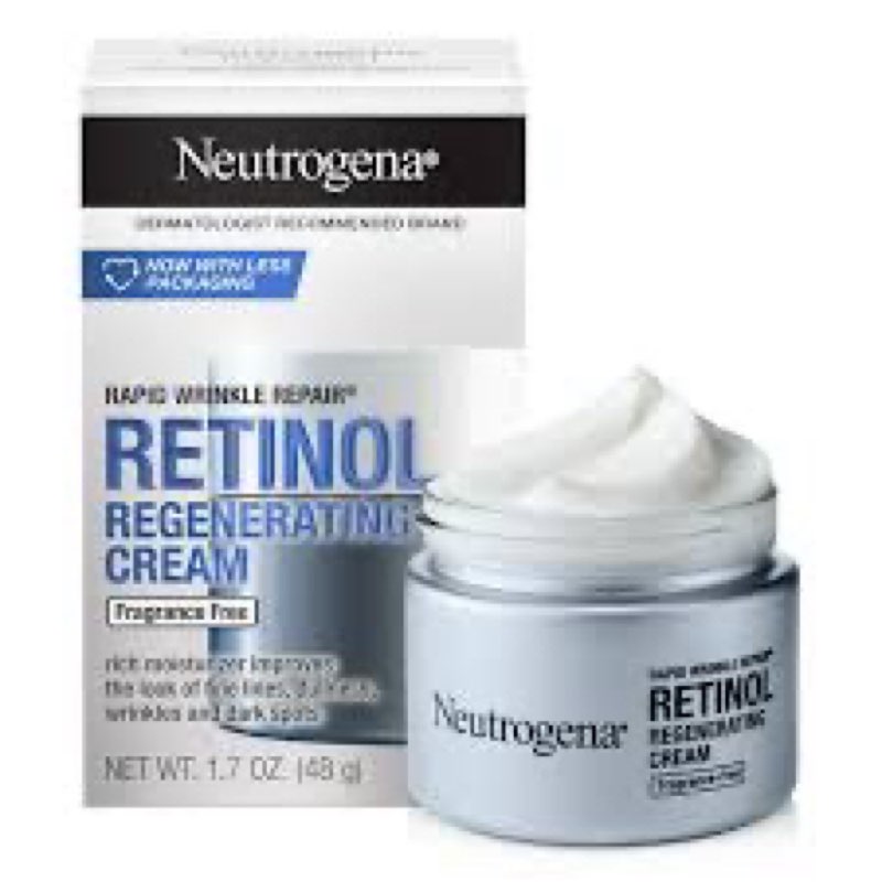 Neutrogena Rapid Wrinkle Repair Retinol Face Moisturizer, Fragrance Free, Daily Anti-Aging Face Crea