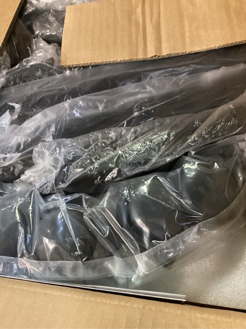 Condition photo showing New/Like New for salon tray on wheels, metal feet salon tray cart, salon rolling tray with adjustable height, dentist tray, tattoo tray for salon and spa use dark black