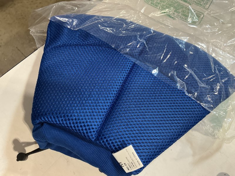 Condition photo showing Good Condition for dog cone - soft cone for dogs to stop licking, pet e-collar alternative after surgery, adjustable pet recovery collar for wound healing, blue medium medium blue