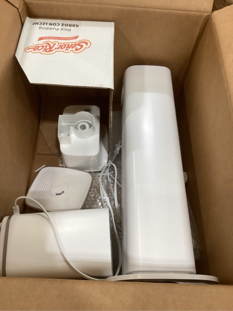 Condition photo showing As Is for dreo hm735s 11l smart humidifier large room 700 ft², 100h cool mist air humidifiers for bedroom, top-fill, clean tank technology, 26db, auto mode, aroma box, rgb, remote & app control, baby, white
