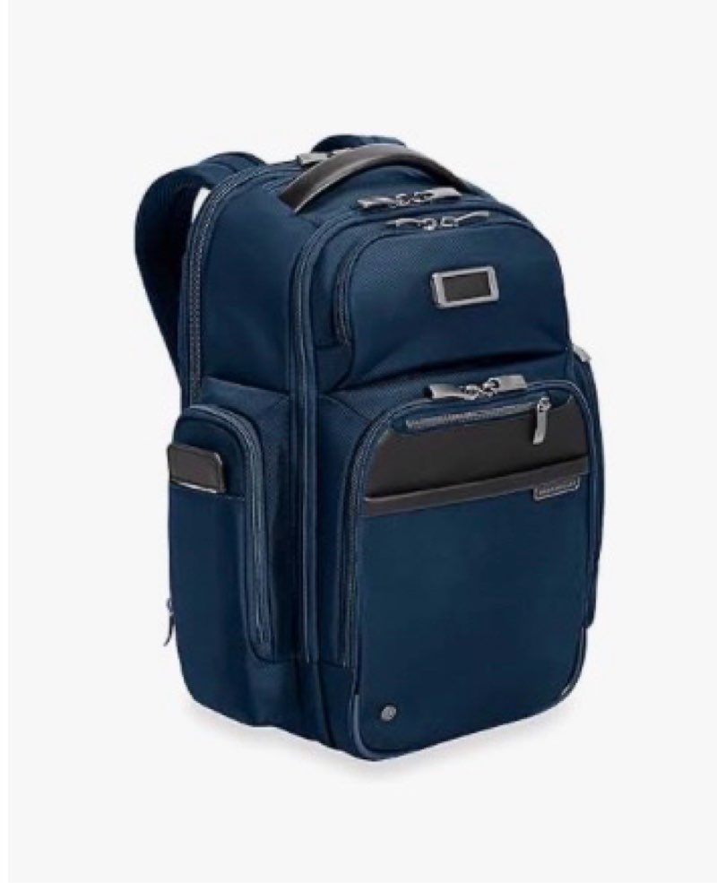 briggs & riley medium cargo backpack for women & men - laptop backpack, for work & travel, lightweig