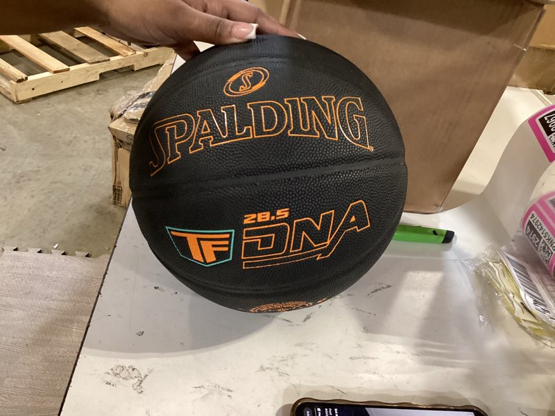 Condition photo showing Good Condition for spalding tf dna smart basketball with training app & 1-year subscription, indoor/outdoor basketball, tracks shooting performance & training metrics size 6 - (28.5") bundle