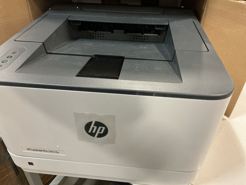 Condition photo showing As Is for HP LaserJet Pro 3001dw Wireless Black & White Printer, Best-for-Office (3G65OF)