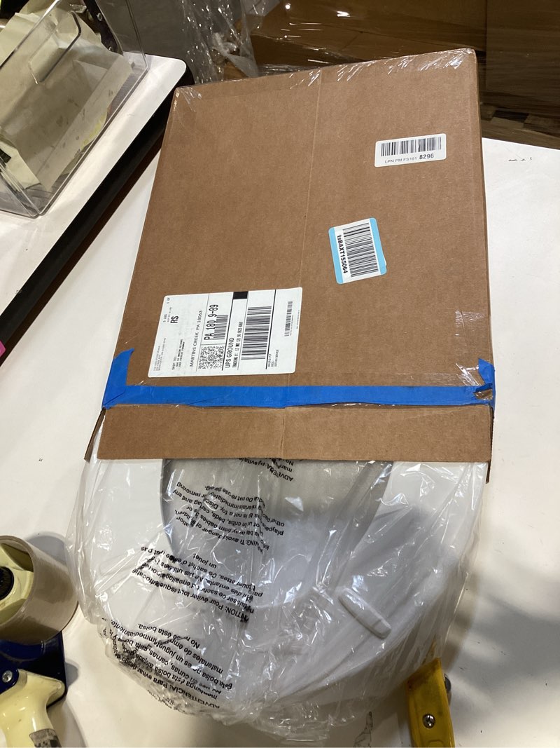 Condition photo showing New/Like New for centoco round toilet seat, residential or light weight commercial, open front with cover, plastic, made in the usa, dsamaz22-001, white open front / made in the usa round white