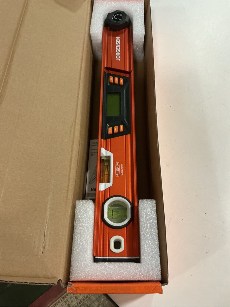 Condition photo showing Good Condition for JORGENSEN Digital Angle Finder, Multi Angle Finder Tool with Backlit LCD, Protractor Digital Level w
