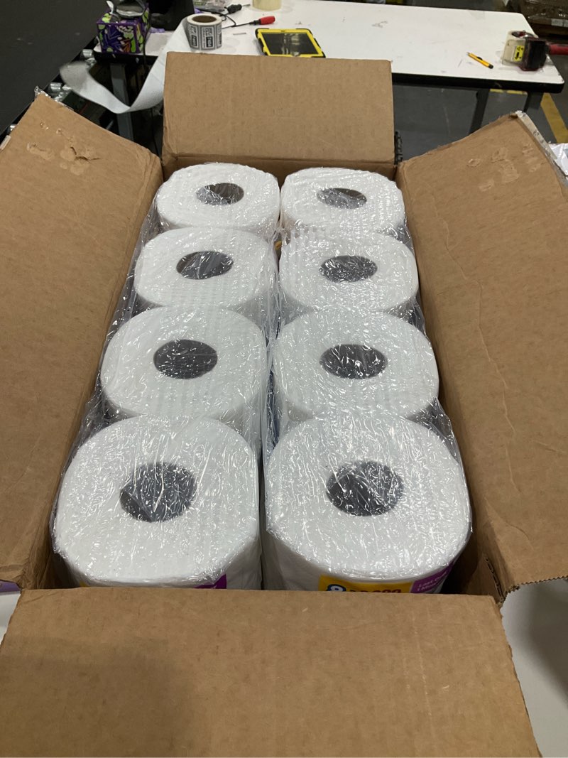 Condition photo showing New/Like New for scott 1000 trusted clean toilet paper, 32 rolls, septic-safe, 1-ply toilet tissue regular 1000 sheets (pack of 32)