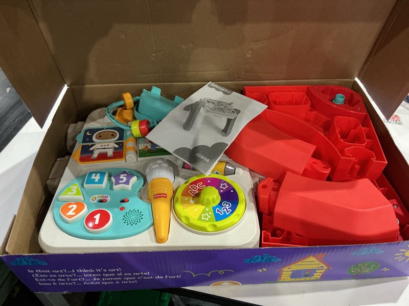 Condition photo showing Good Condition for fisher-price juguete para bebés mesa de actividades 4 en 1