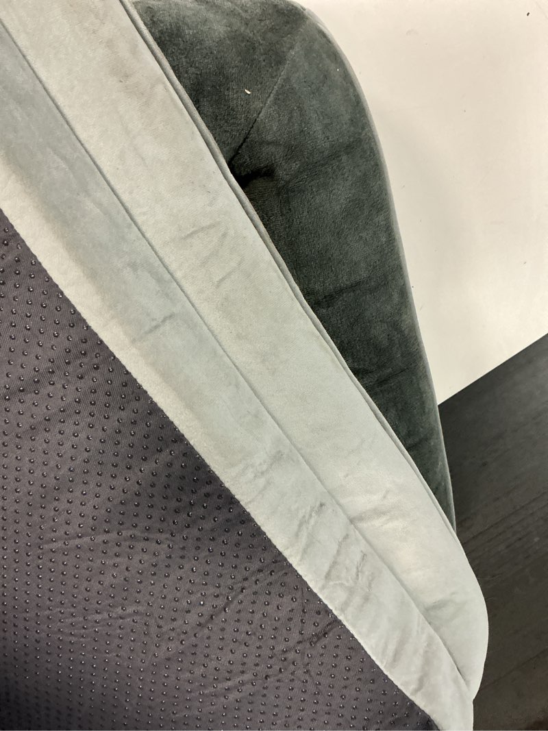 Condition photo showing As Is for bedsure orthopedic dog beds large sized dog - washable large dog cat bed waterproof, comfort dogs couch sofa with washable removable cover, pet bed with nonskid bottom, grey, 35" 35"l x 25"w x 6.5"th grey