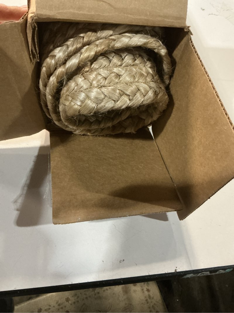 Condition photo showing As Is for RAJRANG Reversible Oval Jute Rug - 4' x 6' ft - Handmade with Natural Fibers Farmhouse Woven Braided Area Rug for a Cozy and Stylish Touch in Your Living Space Natural 4 x 6 feet