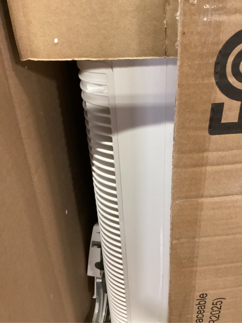 Condition photo showing Good Condition for evaporative air cooler - swamp cooler with 3l water tank, 3 modes & 3 speeds, remote control, 12h timer, 50° oscillating portable bladeless cooling tower fan for room bedroom office mother's day white