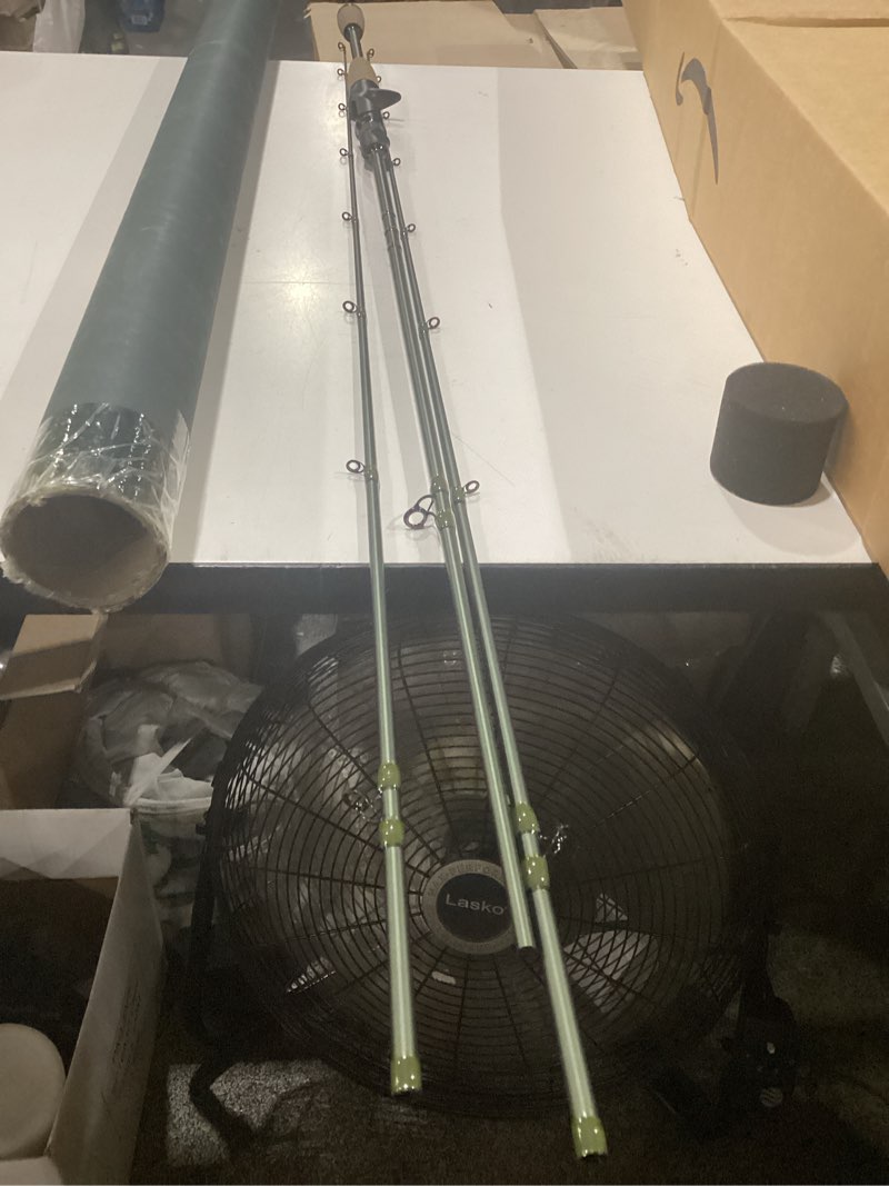 Condition photo showing Good Condition for kastking spartacus ii fishing rods - im6 graphite blanks casting & spinning rods, 2-piece rods with extra tip section, pts power transition system, kastflex technology, rubber cork handle c: cast-6'8"- mh- fast (2 pcs+ extra tip)